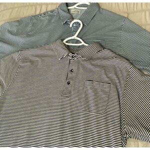 Pair of Westport Lifestyle Polo Shirt Men's Performance Stretch Golf‎ 3XT